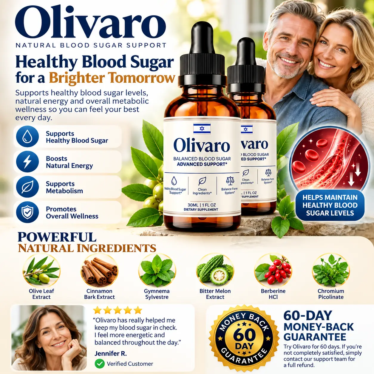Olivaro daily blood sugar wellness drops overview